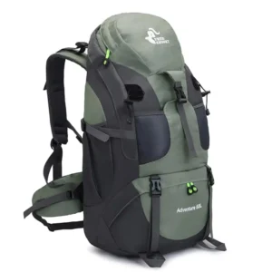 Mochila de senderismo Bseash 50L con correas externas para colgar equipo