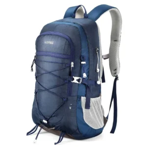 Mochila de senderismo HOMIEE 45L impermeable con funda para lluvia incluida