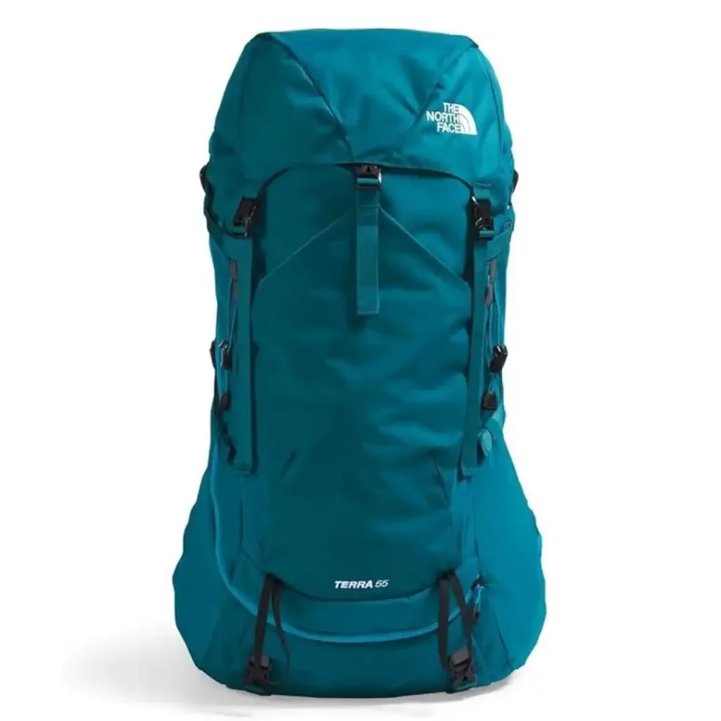 Mochila de senderismo para mujer The North Face Terra 55 litros con apertura frontal completa y ajuste anatómico