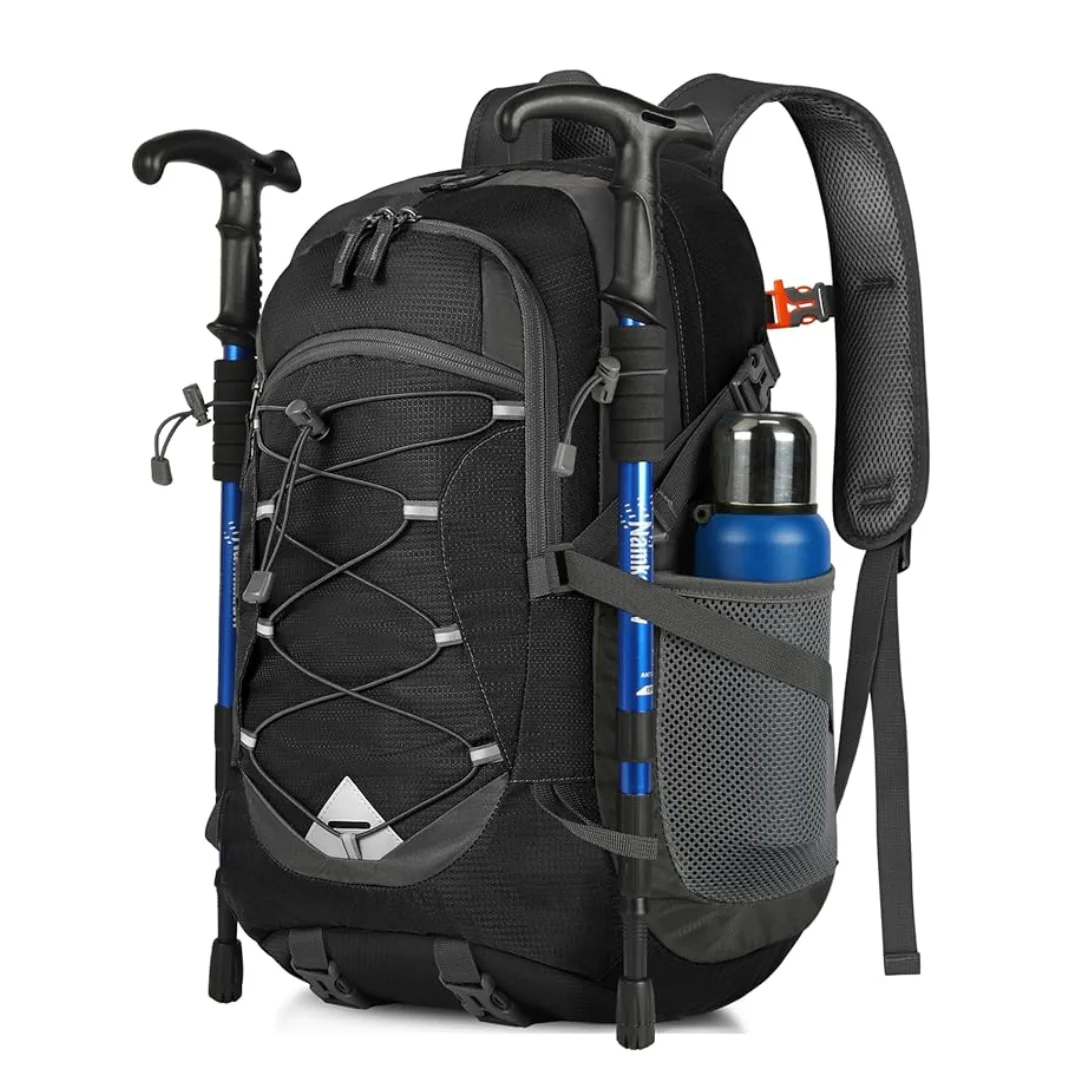 Mochila plegable y ultraligera IGOLUMON de 40 litros color negro