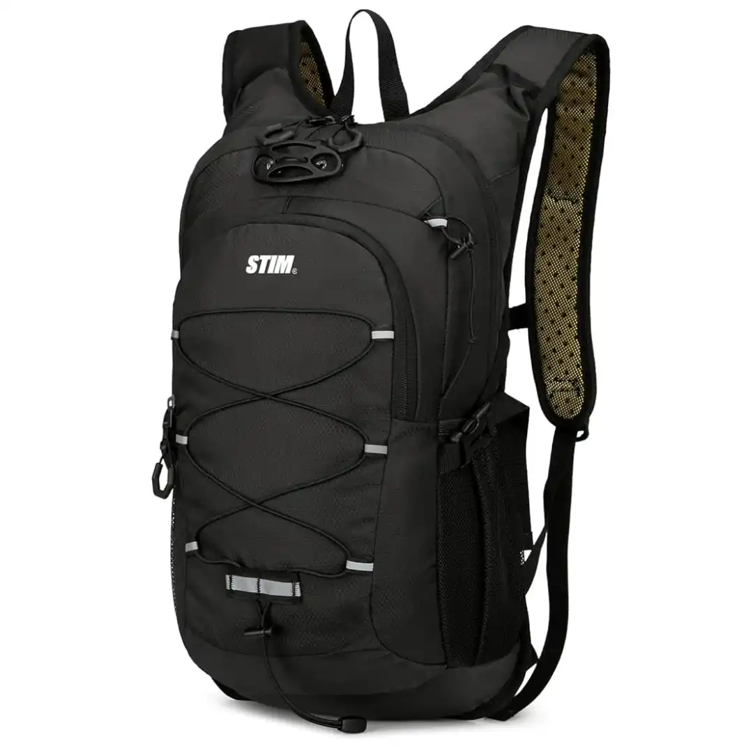 Mochila de 20 litros con fijación frontal para casco de bicicleta o esquí