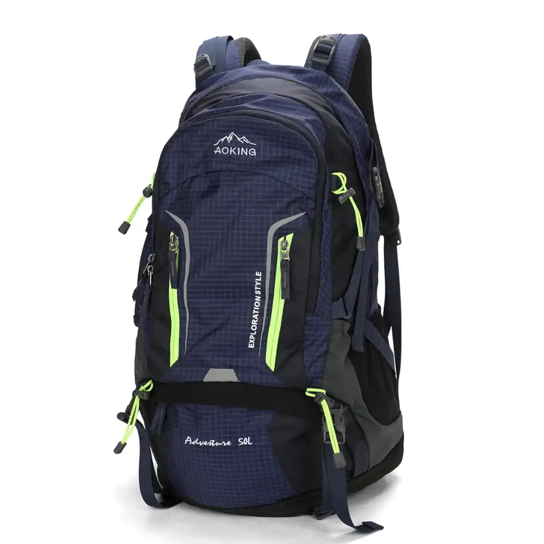 Mochila de montaña Aoking 50 litros con tabla de respaldo de malla extraíble para ventilación