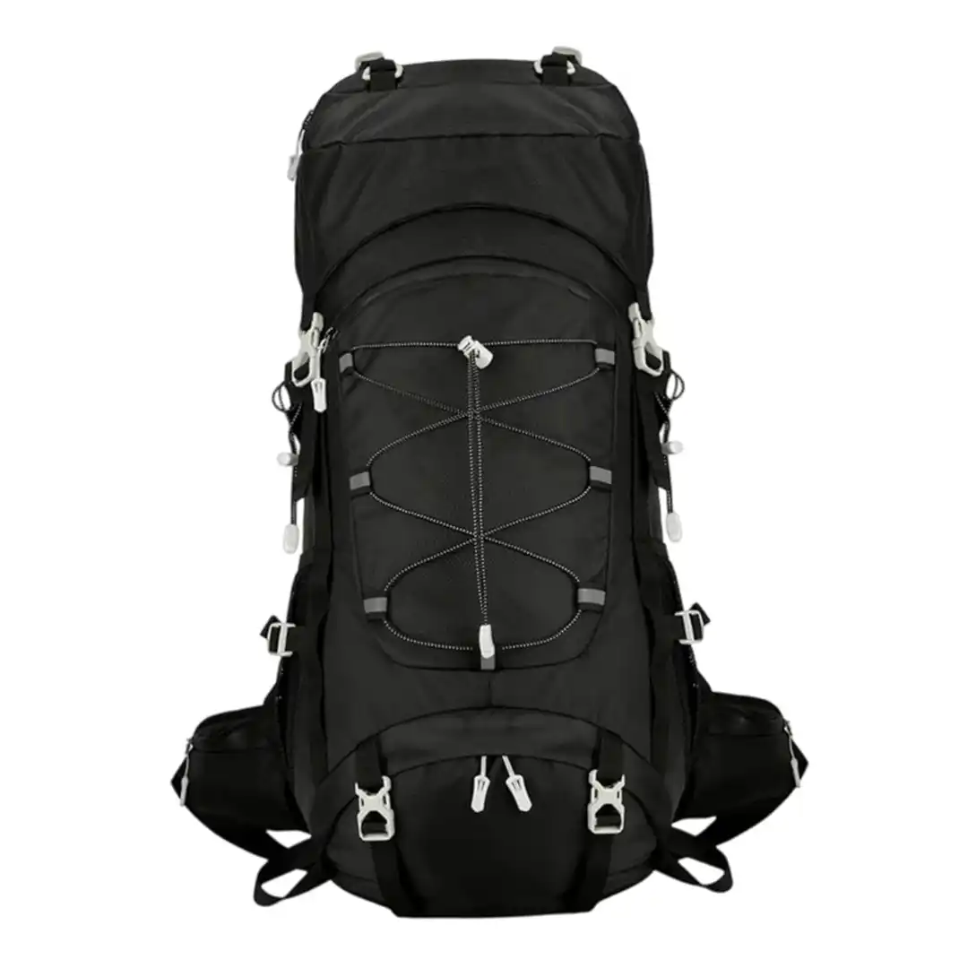 Mochila de montaña Hinayosan 60 litros con distribución de carga científica y más de 12 bolsillos organizadores