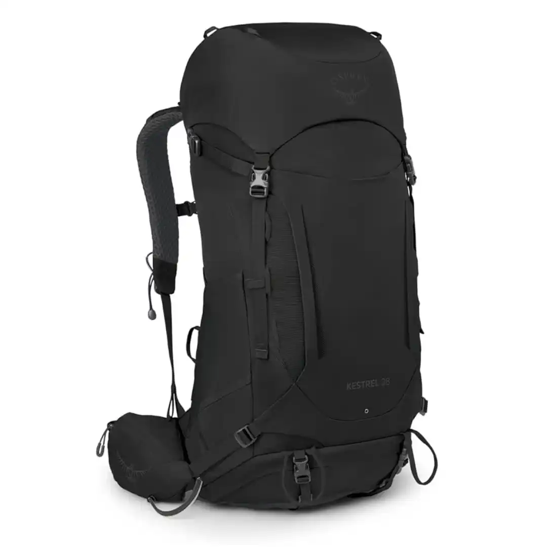 Mochila de montaña Osprey Kestrel 58 litros con porta bastones rápido Stow-on-the-Go y materiales bluesign