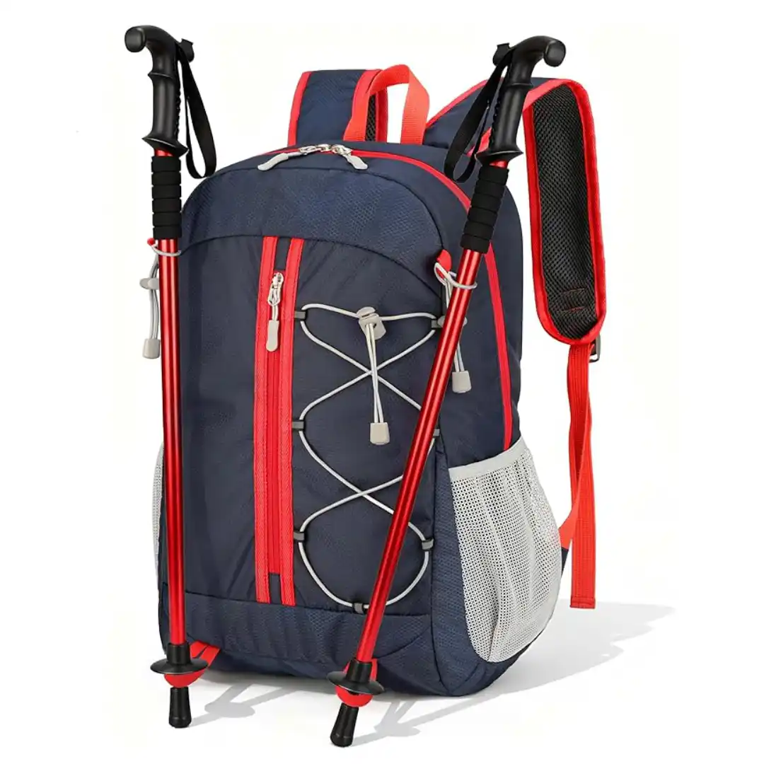 Mochila de día plegable de tela Oxford resistente a desgarros y arañazos