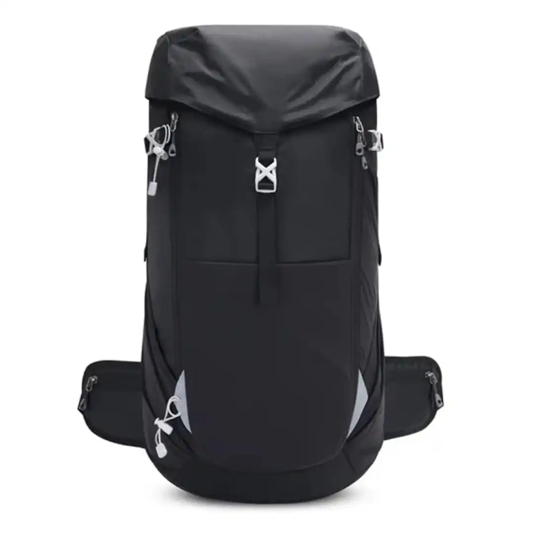 Mochila de montaña SLCHJX 50 litros con diseño vertical ergonómico para mayor estabilidad