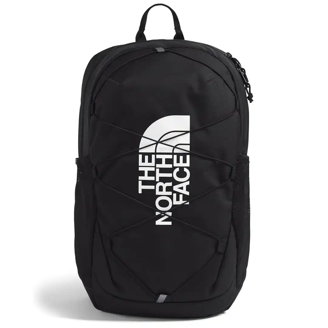 Mochila de senderismo para jóvenes The North Face Court Jester 24.6 litros con bolsillos laterales y etiqueta de nombre