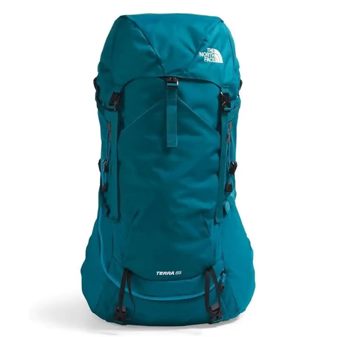 Mochila de senderismo para mujer The North Face Terra 55 litros con apertura frontal completa y ajuste anatómico